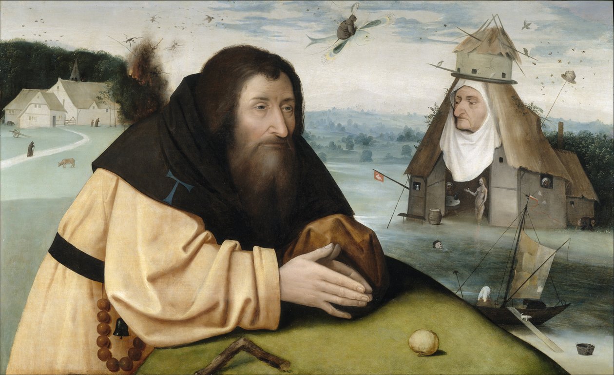 Kuszenie św. Antoniego, między 1500 a 1510 autorstwa Hieronymus Bosch