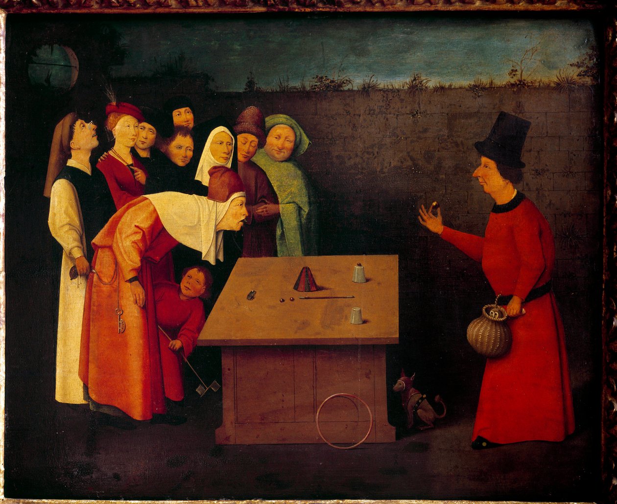 Zwijacz (lub magik). Obraz Hieronymusa Van Aekena (Aken) dit Jerome Bosch (1450-1516) autorstwa Hieronymus Bosch