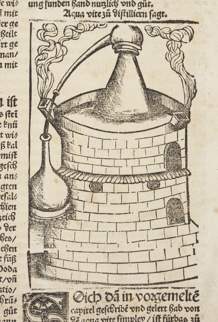 Destylacja Księgi autorstwa Hieronymus Brunschwig