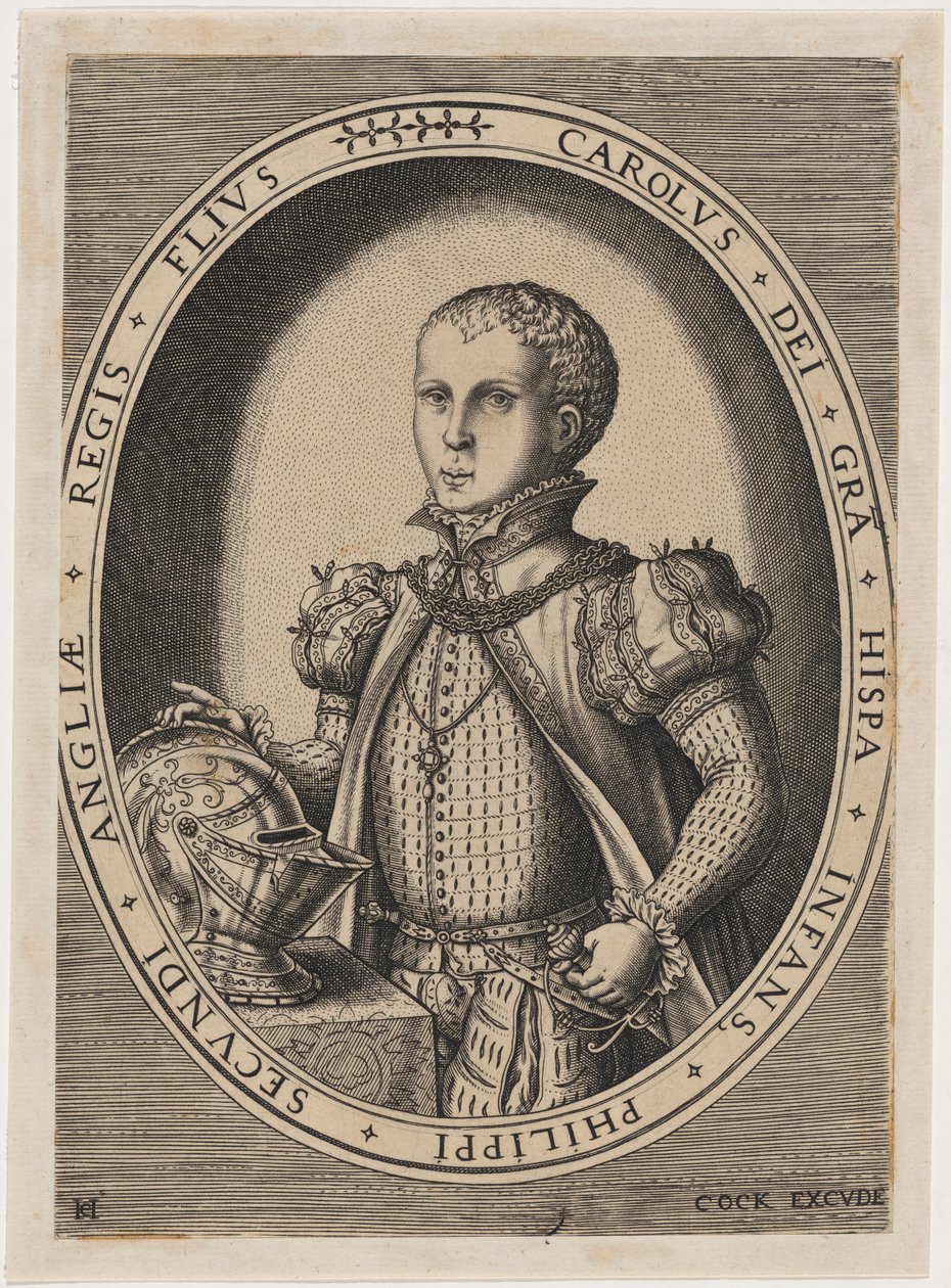 Don Carlos, książę Asturii autorstwa Hieronymus Cock
