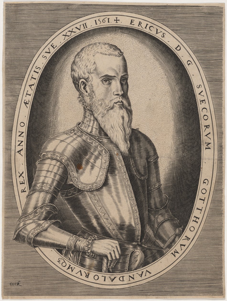 Eryk XIV, król Szwecji autorstwa Hieronymus Cock