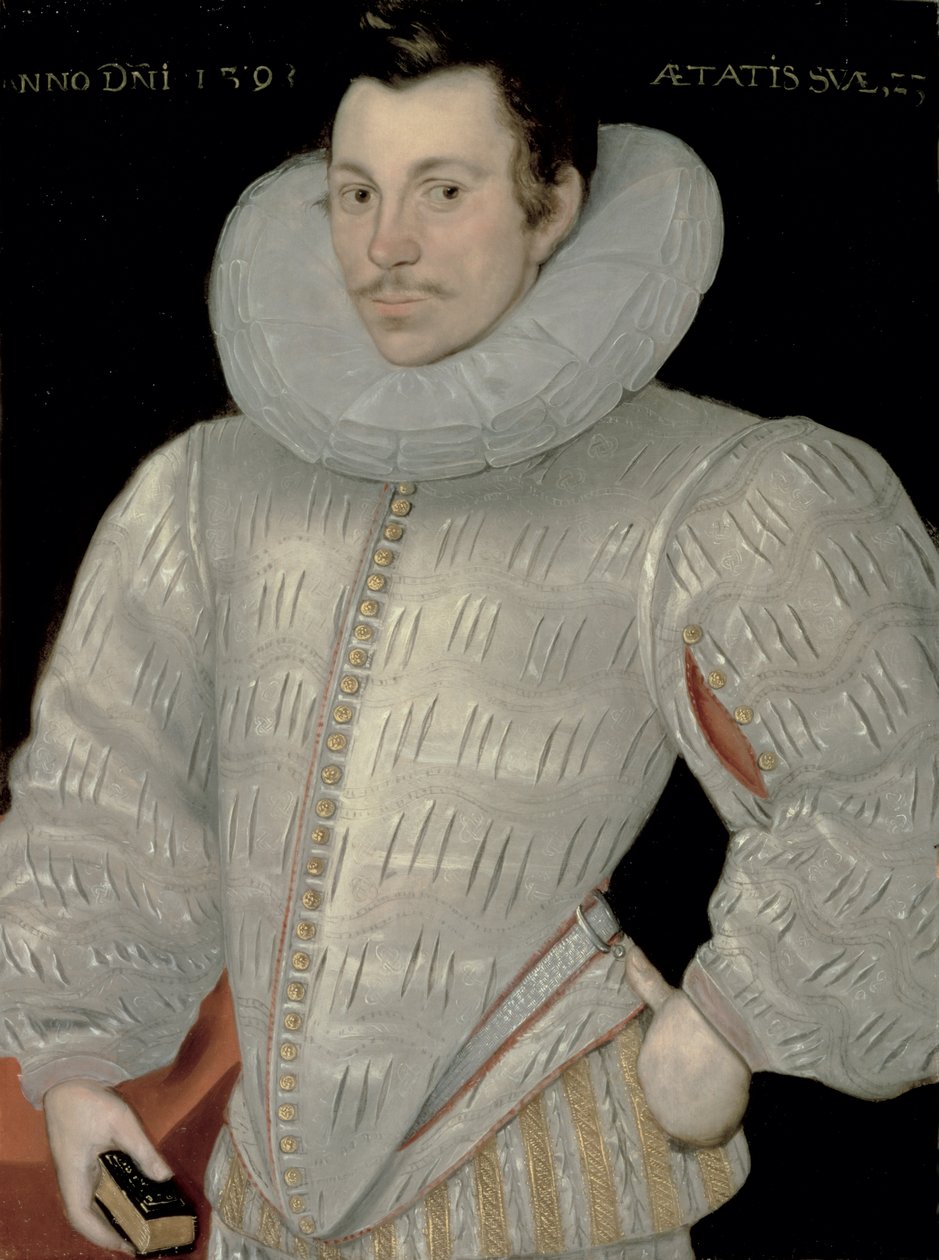 Sir John Ashburnham (1571-1620) 1593 autorstwa Hieronymus Custodis