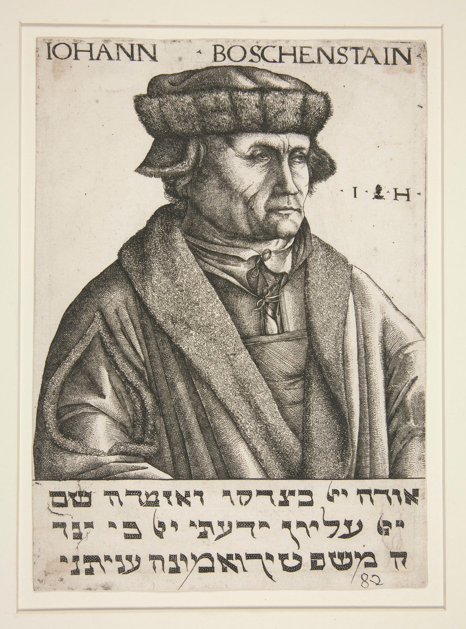 Portret Johanna B?schensteina autorstwa Hieronymus Hopfer