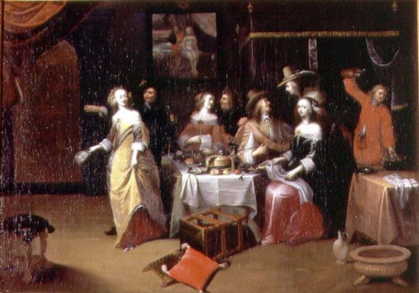 Waleczne spotkanie autorstwa Hieronymus Janssens