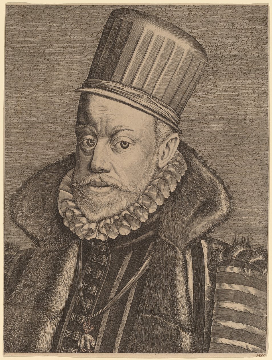 Filip II z Hiszpanii autorstwa Hieronymus Wierix