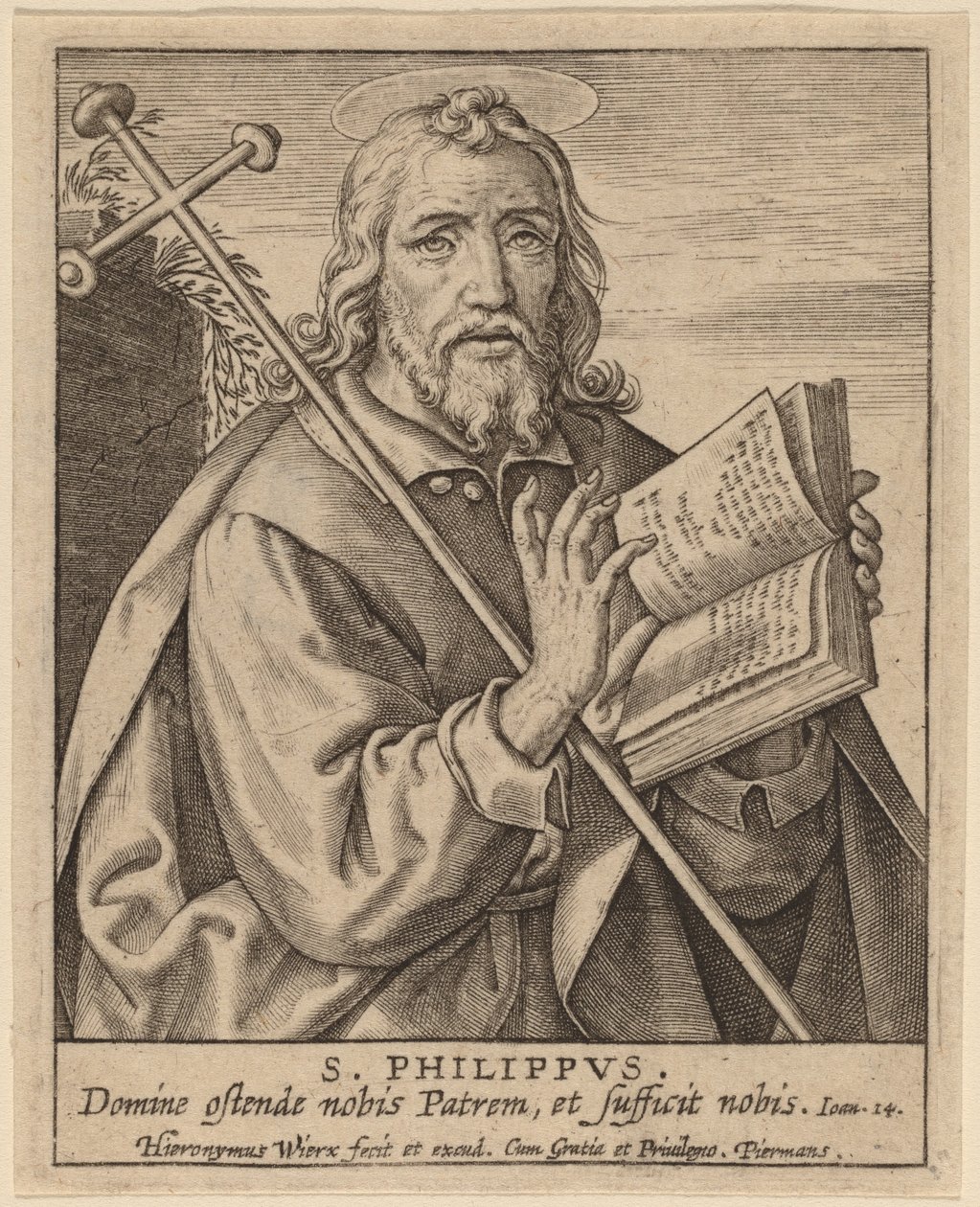 Św. Filip autorstwa Hieronymus Wierix