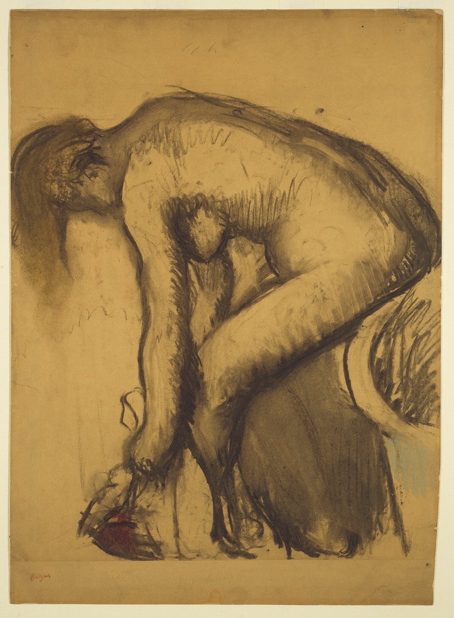 Po kąpieli (kobieta susząca stopy) autorstwa Hilaire Germain Edgar Degas