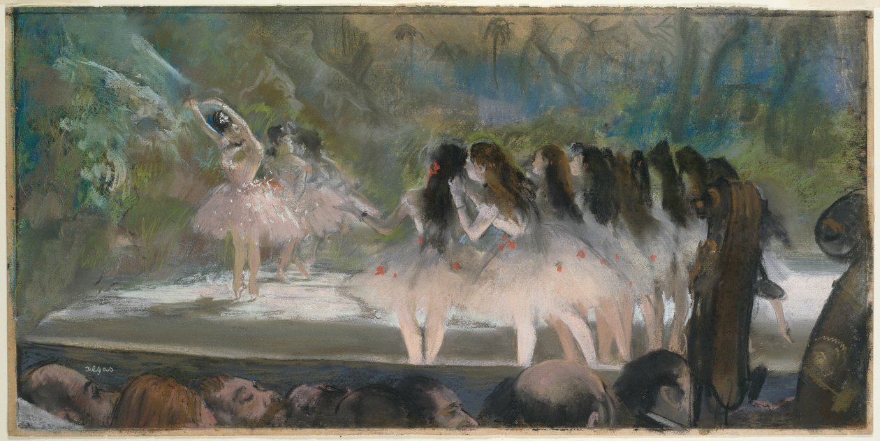 Balet w paryskiej operze autorstwa Hilaire Germain Edgar Degas