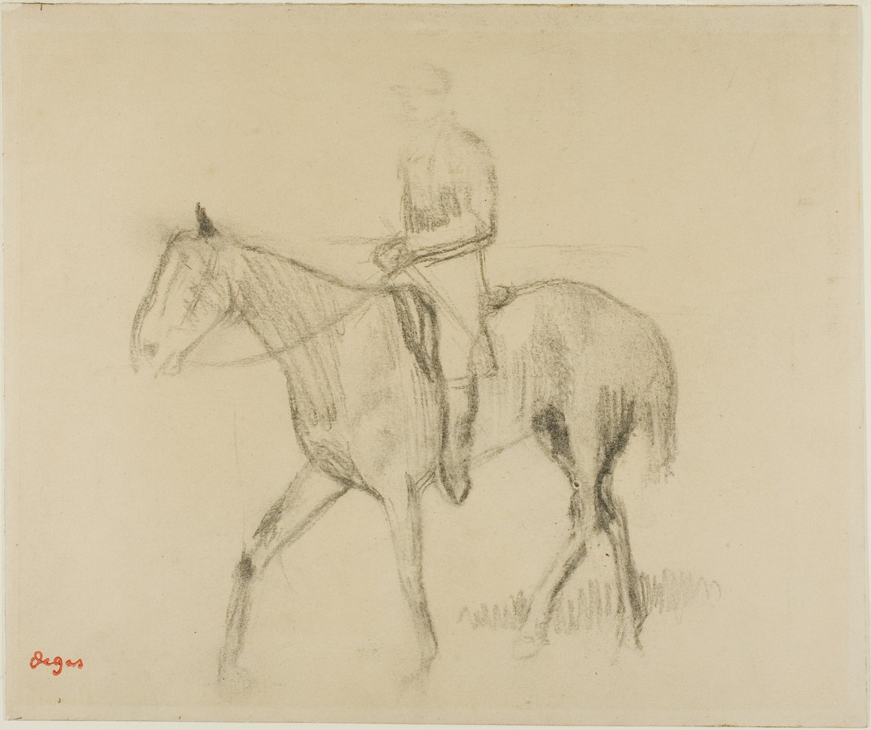 Koń i jeździec autorstwa Hilaire Germain Edgar Degas