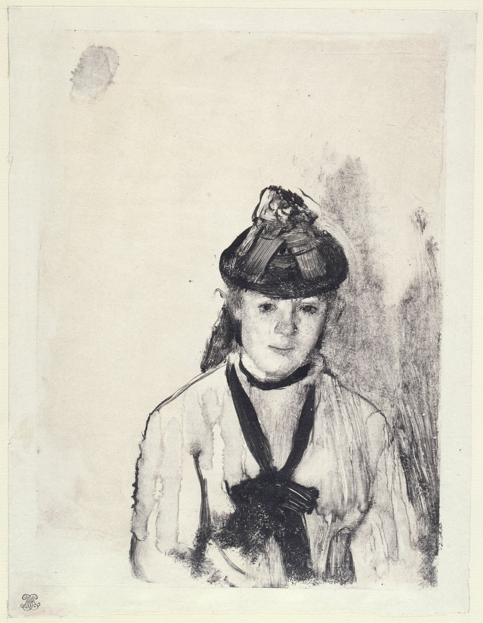 Portret Ellen Andrée autorstwa Hilaire Germain Edgar Degas