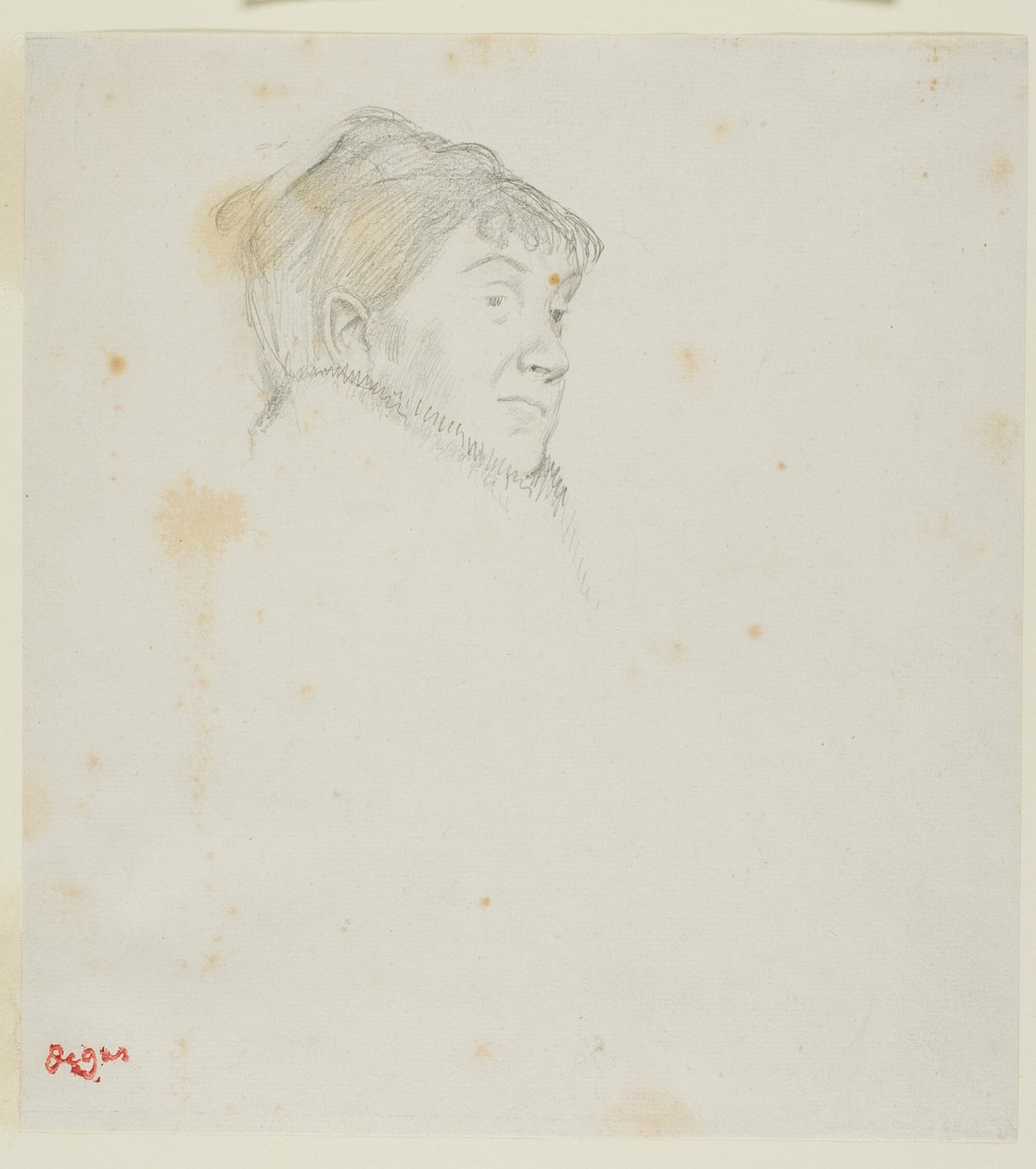 Portret Madame Dietz-Monnin (wcześniej Głowa kobiety) autorstwa Hilaire Germain Edgar Degas