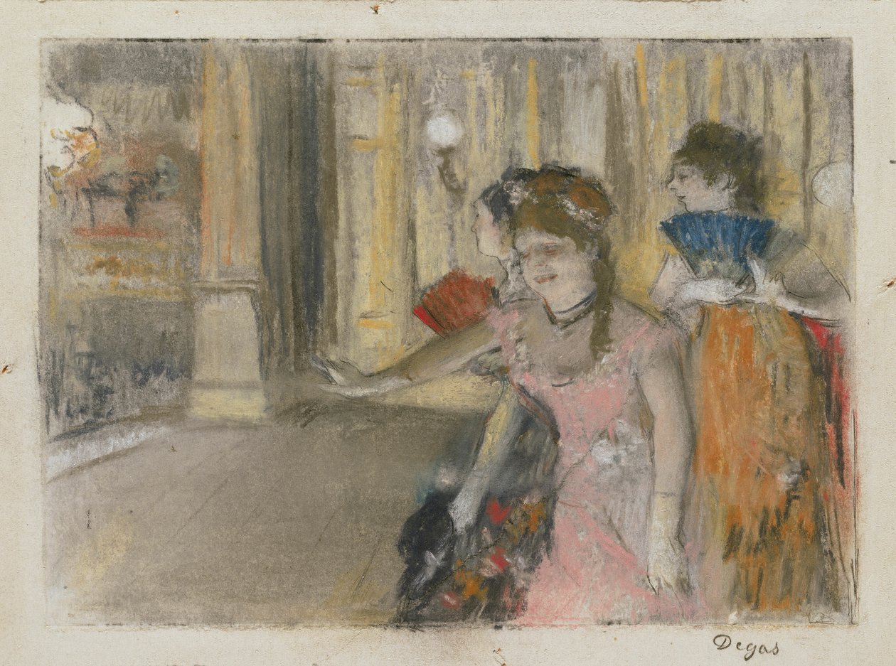 Piosenkarze na scenie autorstwa Hilaire Germain Edgar Degas