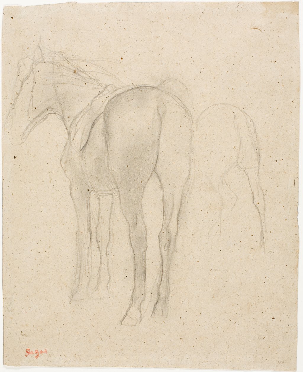 Badania konia autorstwa Hilaire Germain Edgar Degas