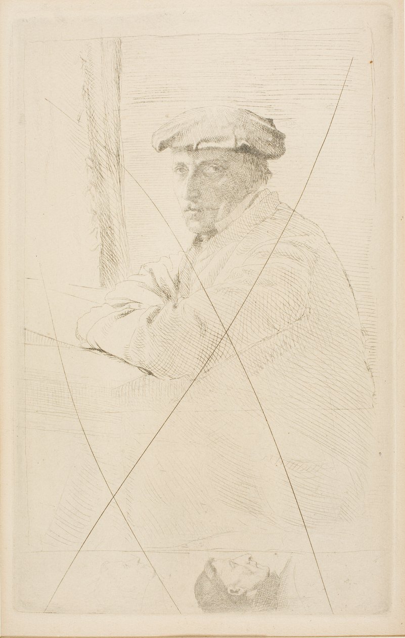 Grawer Joseph Tourny autorstwa Hilaire Germain Edgar Degas