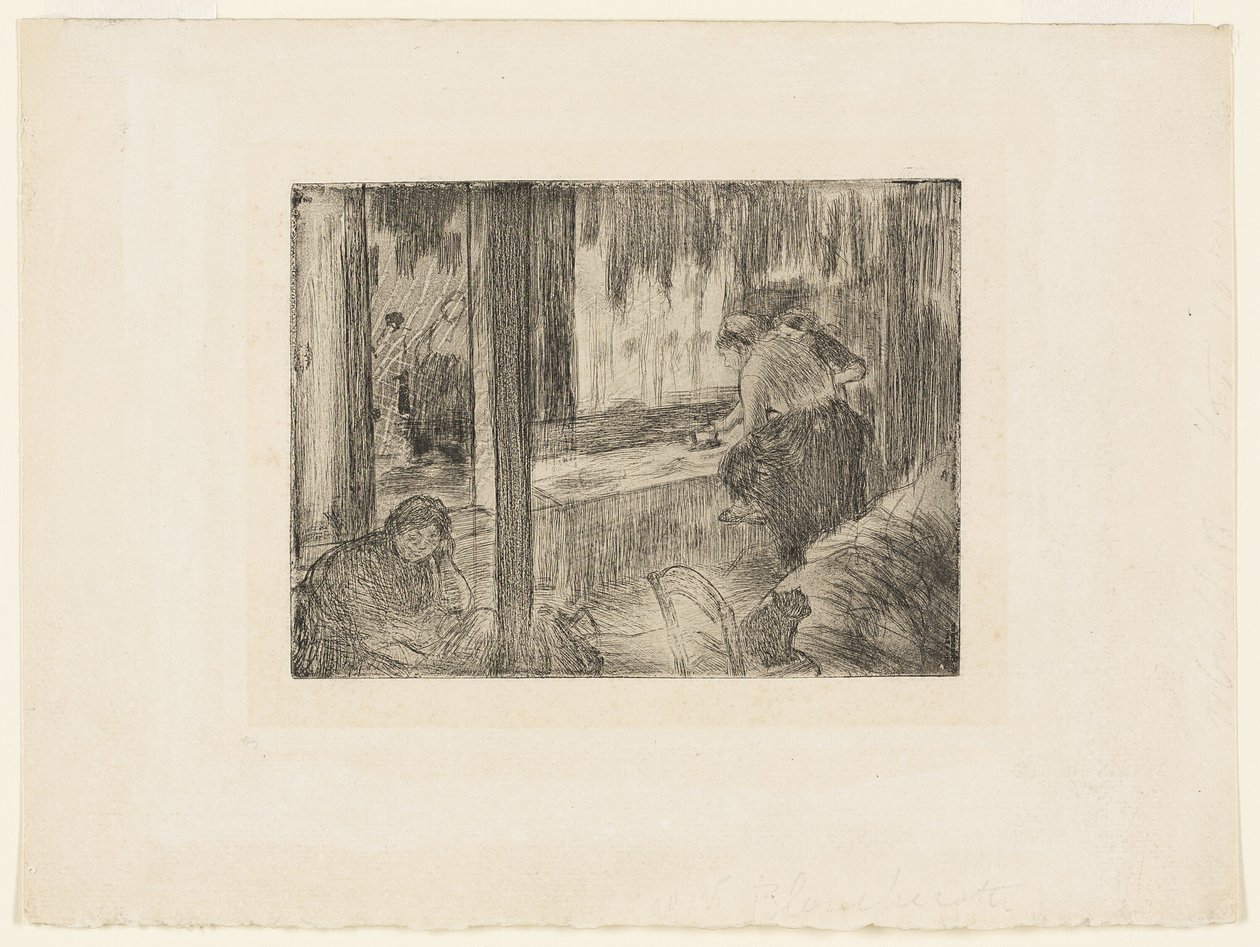 The Laundresses autorstwa Hilaire Germain Edgar Degas