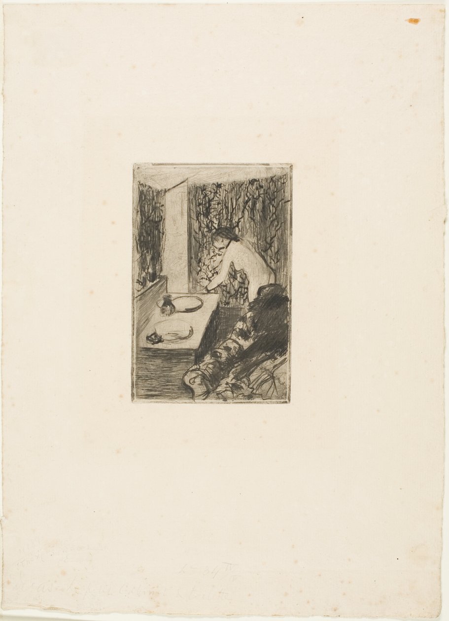 Mała przebieralnia autorstwa Hilaire Germain Edgar Degas