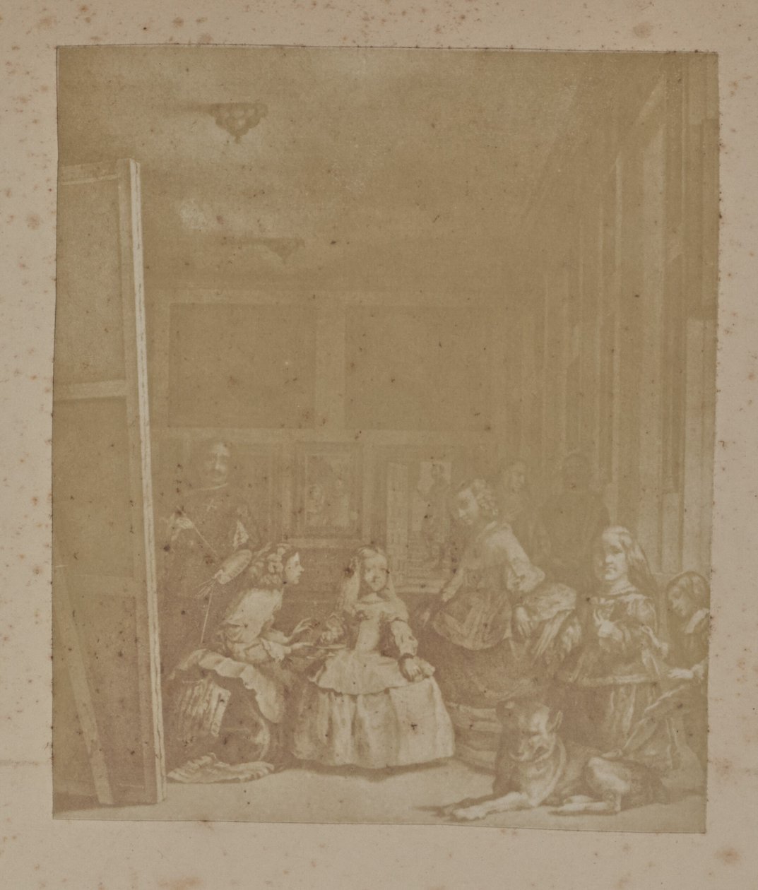 [Grafika przedstawiająca "Las Meninas" Velazqueza]. autorstwa Hill and Adamson