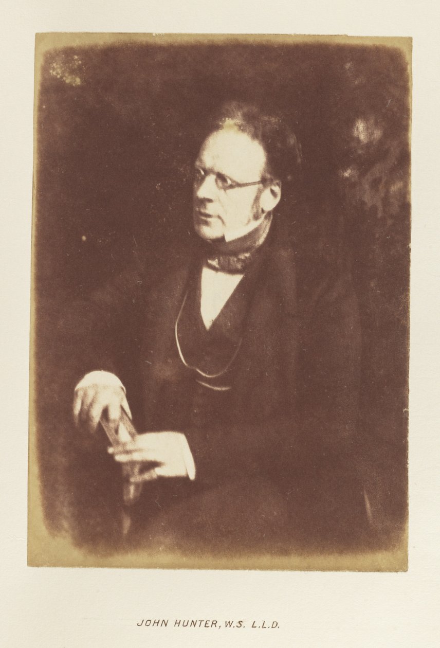 [John Hunter, W.S. L.L.D.]. autorstwa Hill and Adamson