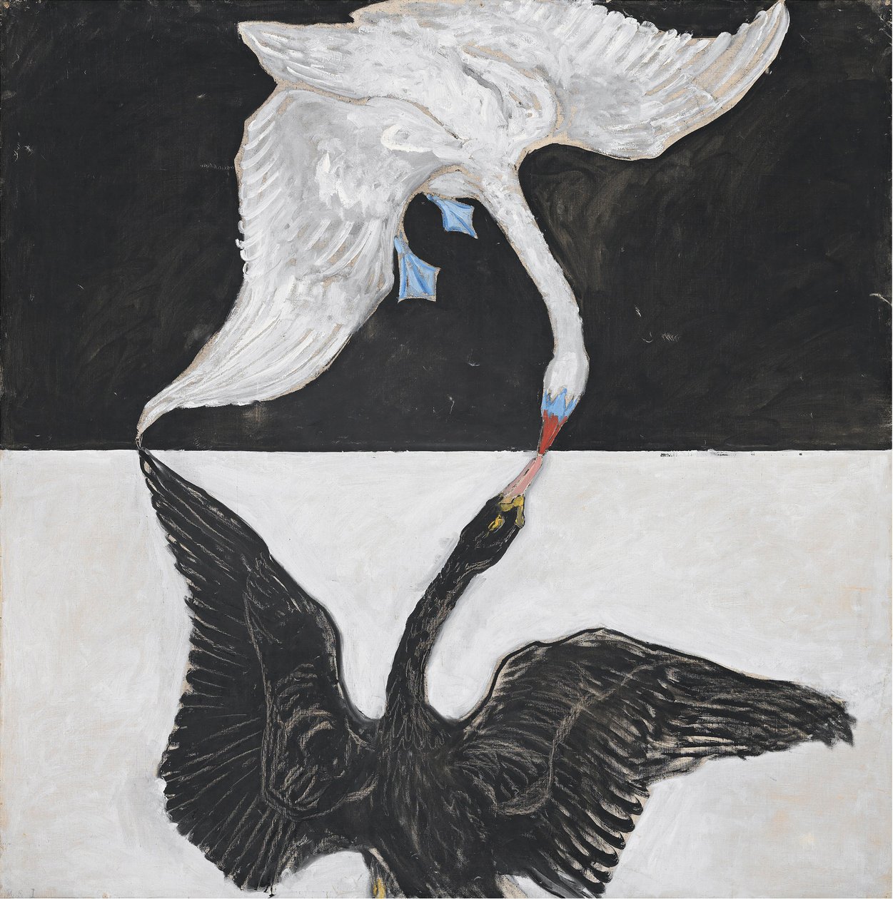 Grupa IXSUW, nr 1, Łabędź, nr 1, 1914-1915. autorstwa Hilma af Klint