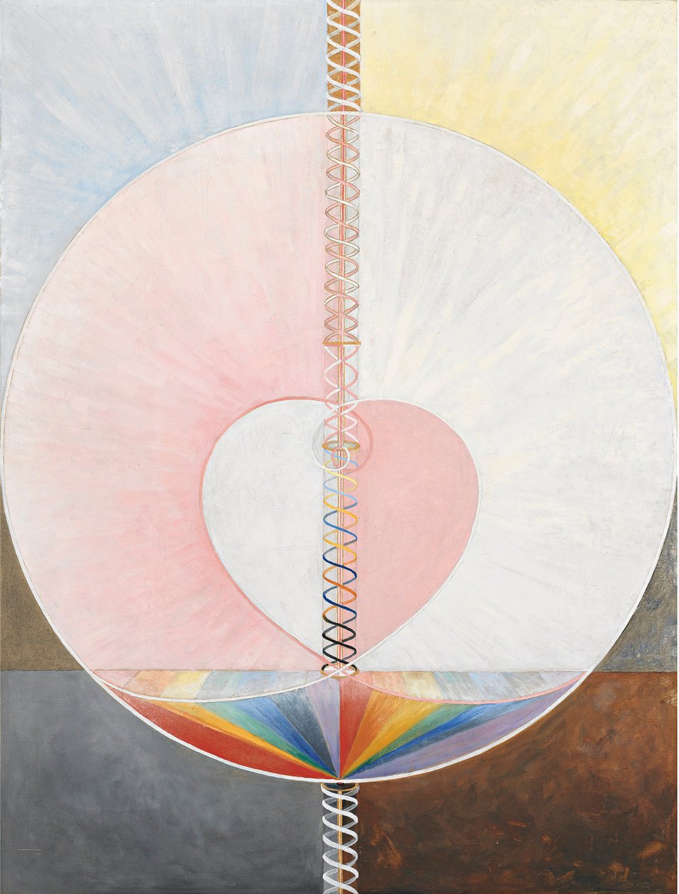 Grupa IX/UW, nr 25, Gołębica, nr 1 (olej na płótnie) autorstwa Hilma af Klint
