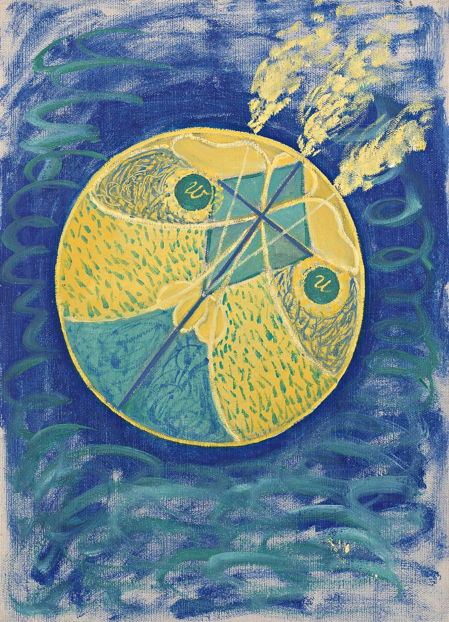 Grupa I, nr 7. Pierwotny chaos, 1906-1907. autorstwa Hilma af Klint