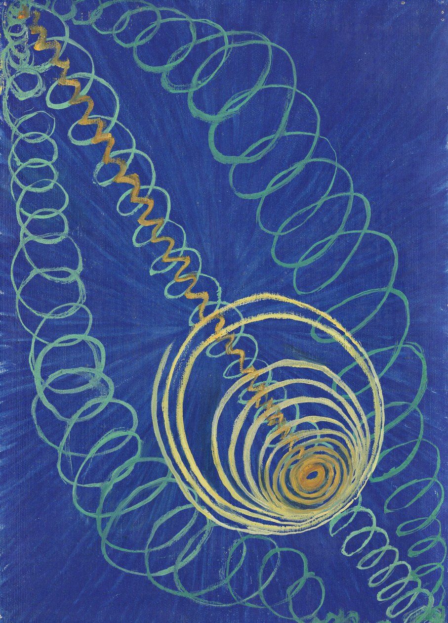 Grupa I, Pierwotny Chaos, nr 16, z serii WURose, 1906-1907. autorstwa Hilma af Klint