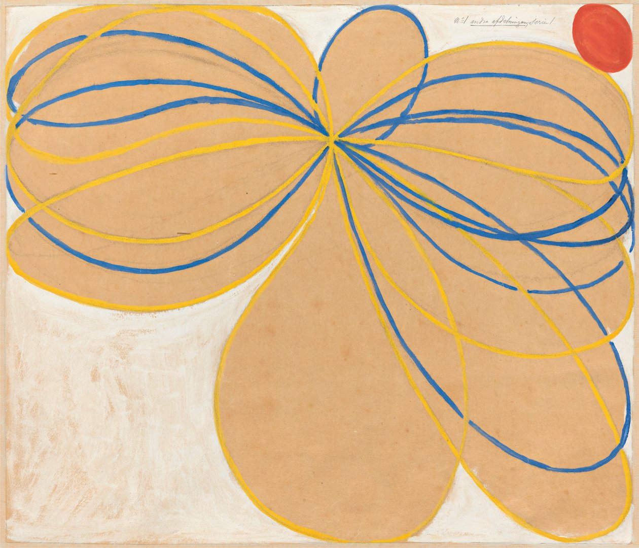 Grupa V, Gwiazda Siedmioramienna, nr 1 WUSSeria Siedmioramienna Gwiazda, 1908. autorstwa Hilma af Klint