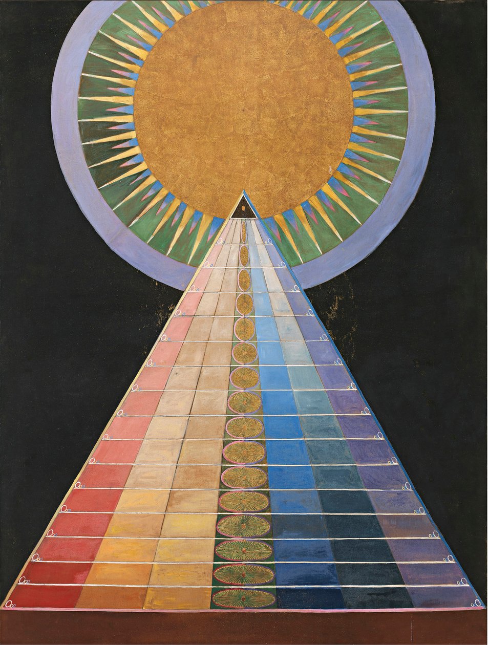 Grupa X, nr 1, Ołtarz, 1915. autorstwa Hilma af Klint