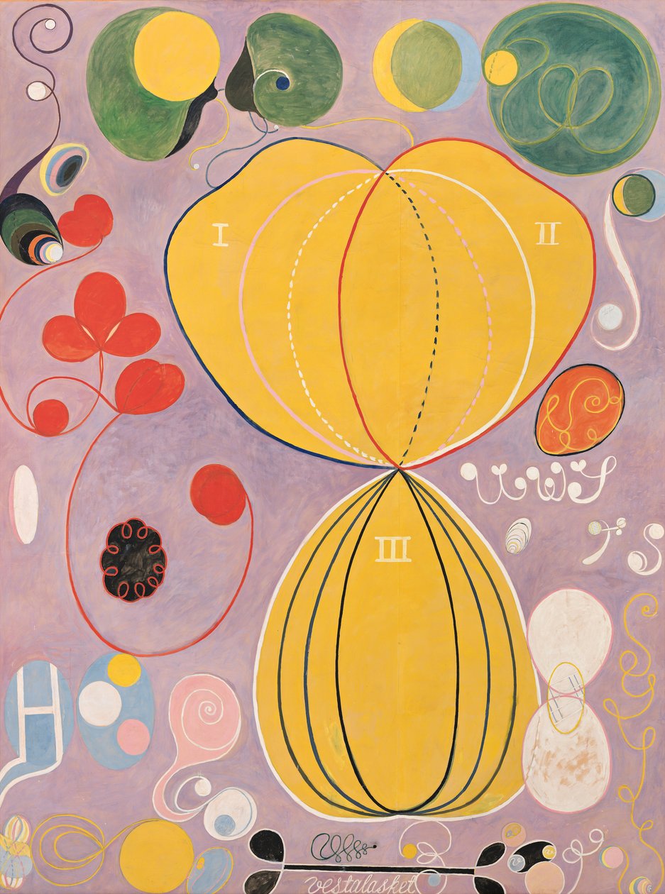 Dziesięć największych, nr 7., Dorosłość, grupa IV, 1907. autorstwa Hilma af Klint