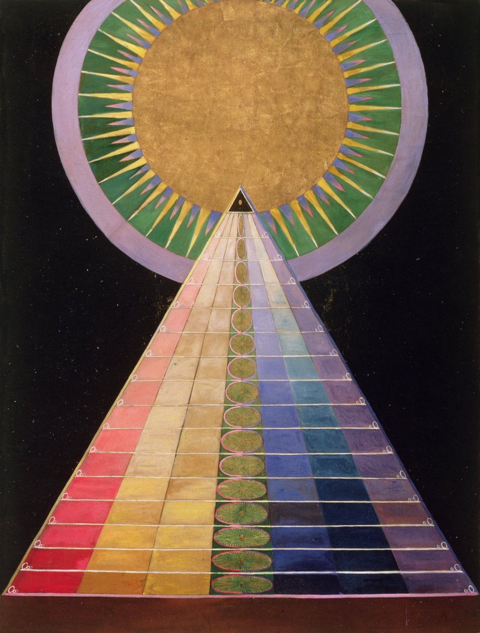 Bez tytułu nr 1 z cyklu obrazów ołtarzowych, 1915 autorstwa Hilma af Klint