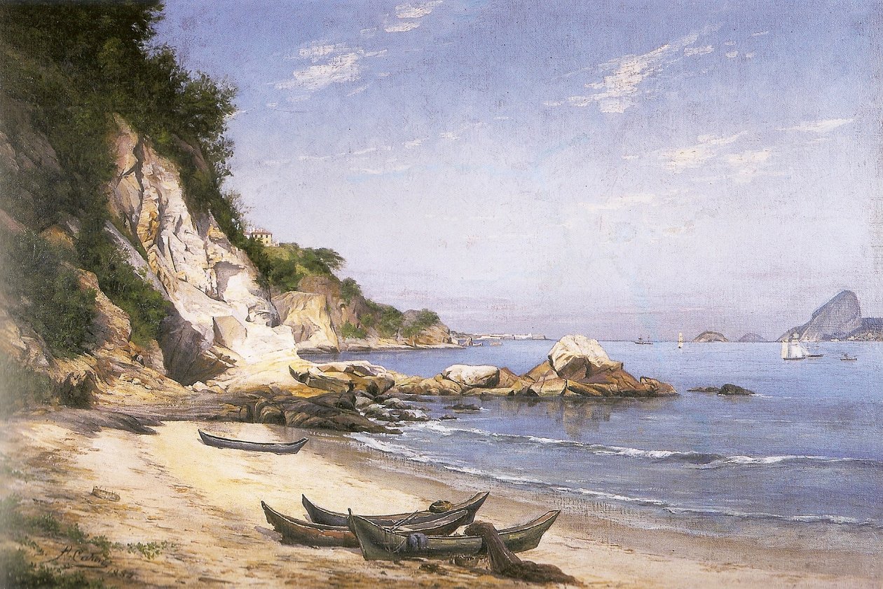 Plaża Boa Viagem, Niteroi autorstwa Hipolito Boaventura Caron