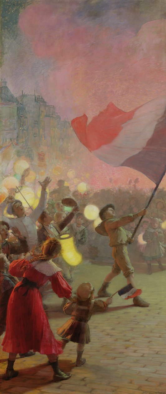 Wspomnienie Święta Narodowego, 1895 autorstwa Hippolyte Berteaux