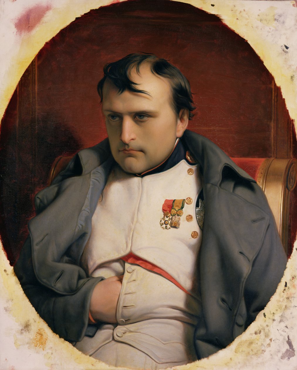 Napoleon (1769-1821) w Fontainebleau, 1846 autorstwa Hippolyte Delaroche