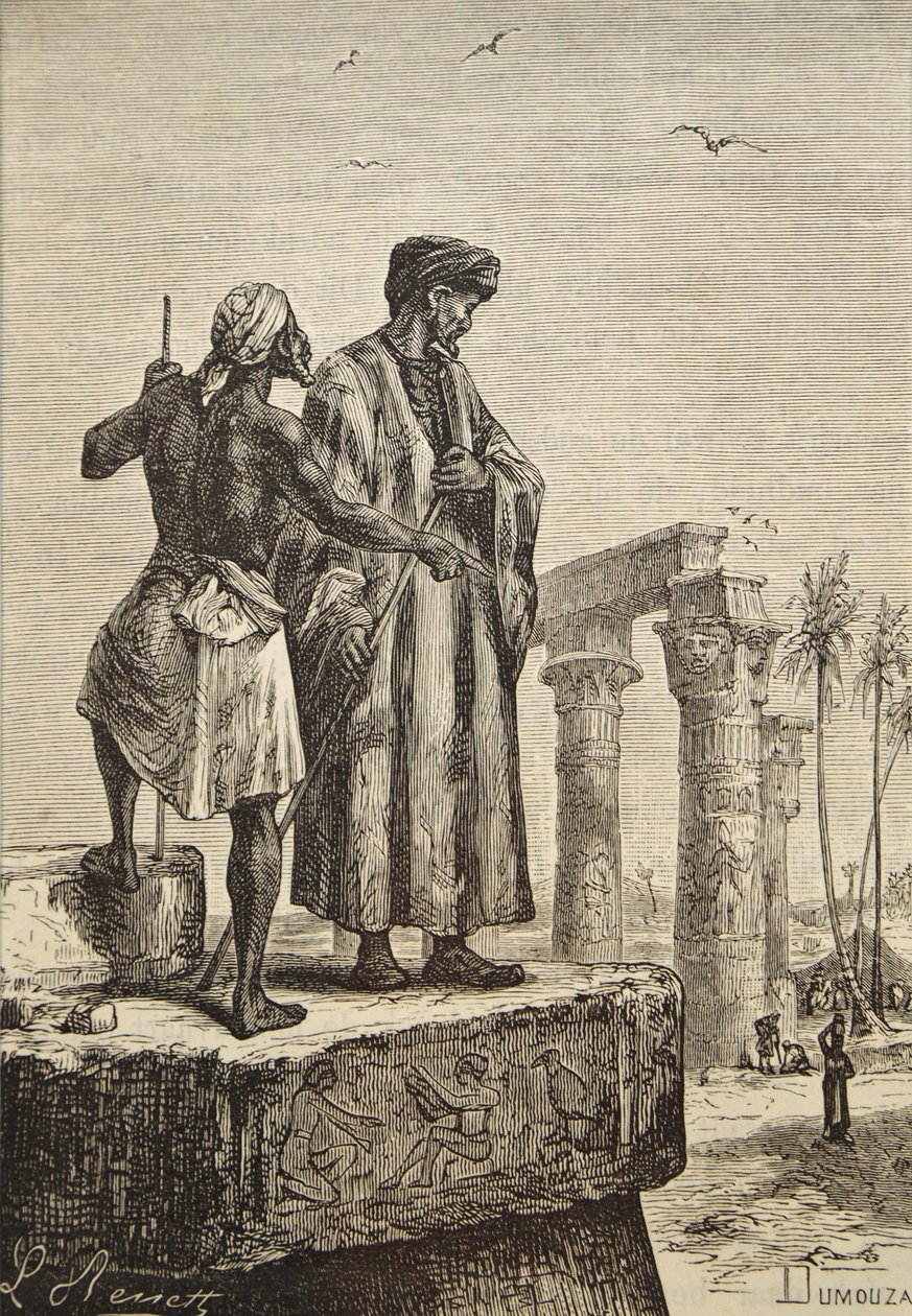 Ibn Battuta w Egipcie autorstwa Hippolyte Leon Benett