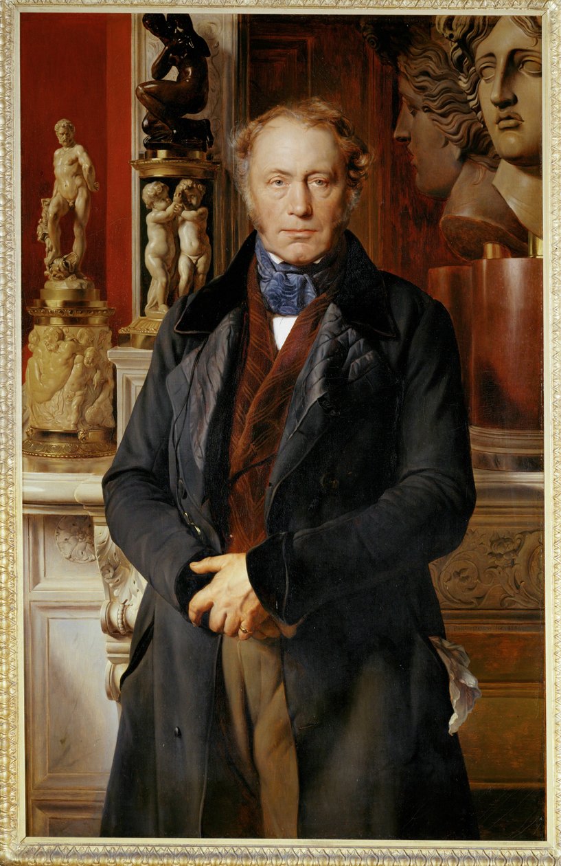 James Alexandre hrabia Pourtales-Gorgier ... autorstwa Hippolyte (1797 1856) Delaroche