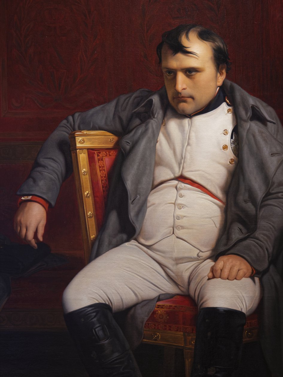 Napoleon I w Fontainebleau, 31 marca 1814, szczegół autorstwa Paul Delaroche