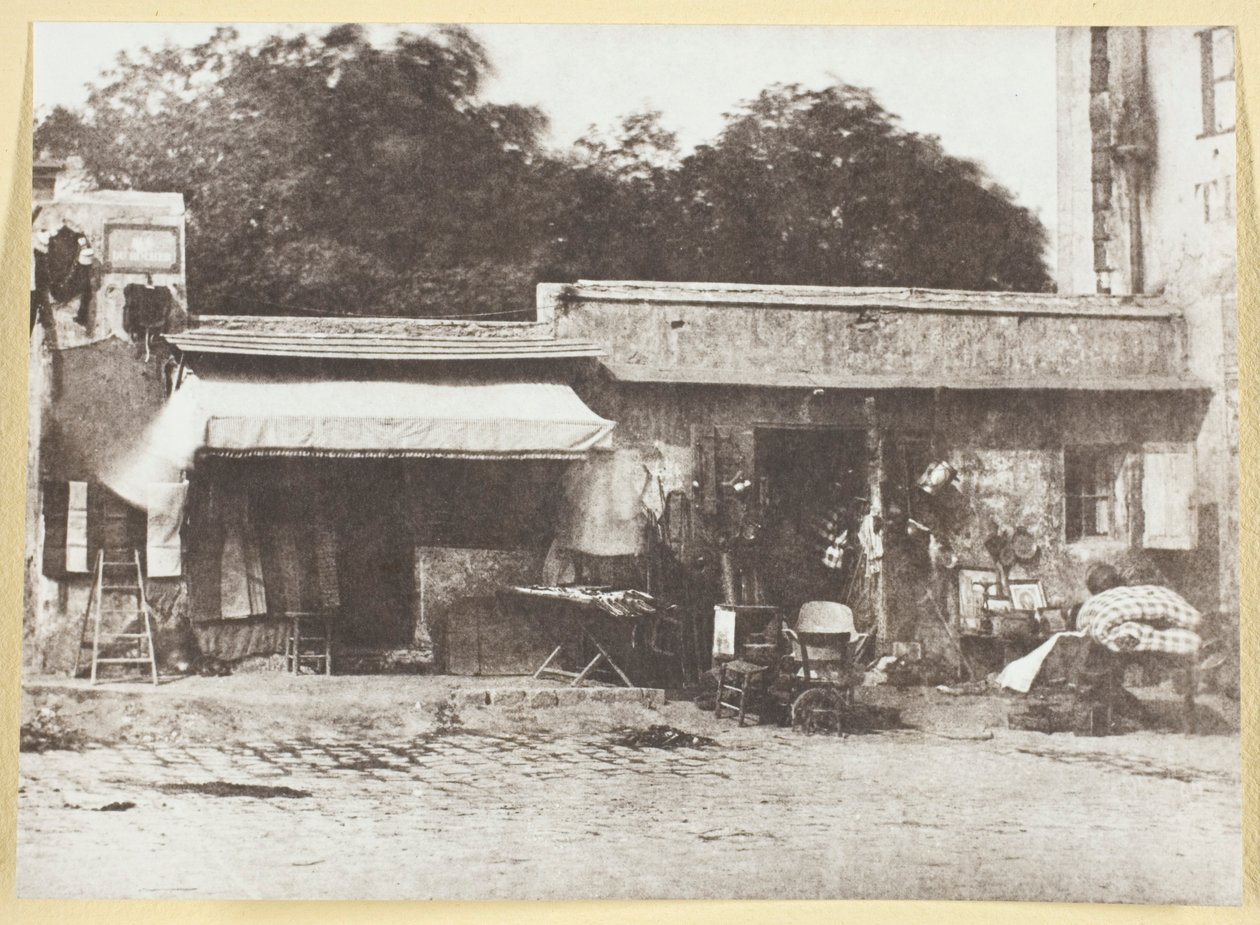 Brocanteurs rue de Rocher autorstwa Hippolyte Bayard