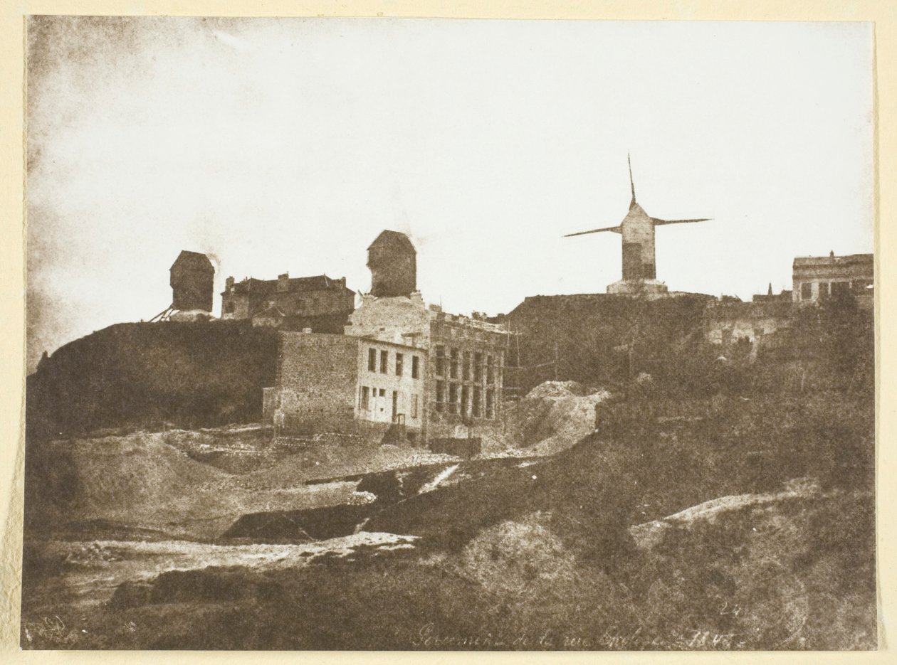 Moulins de Montmartre autorstwa Hippolyte Bayard