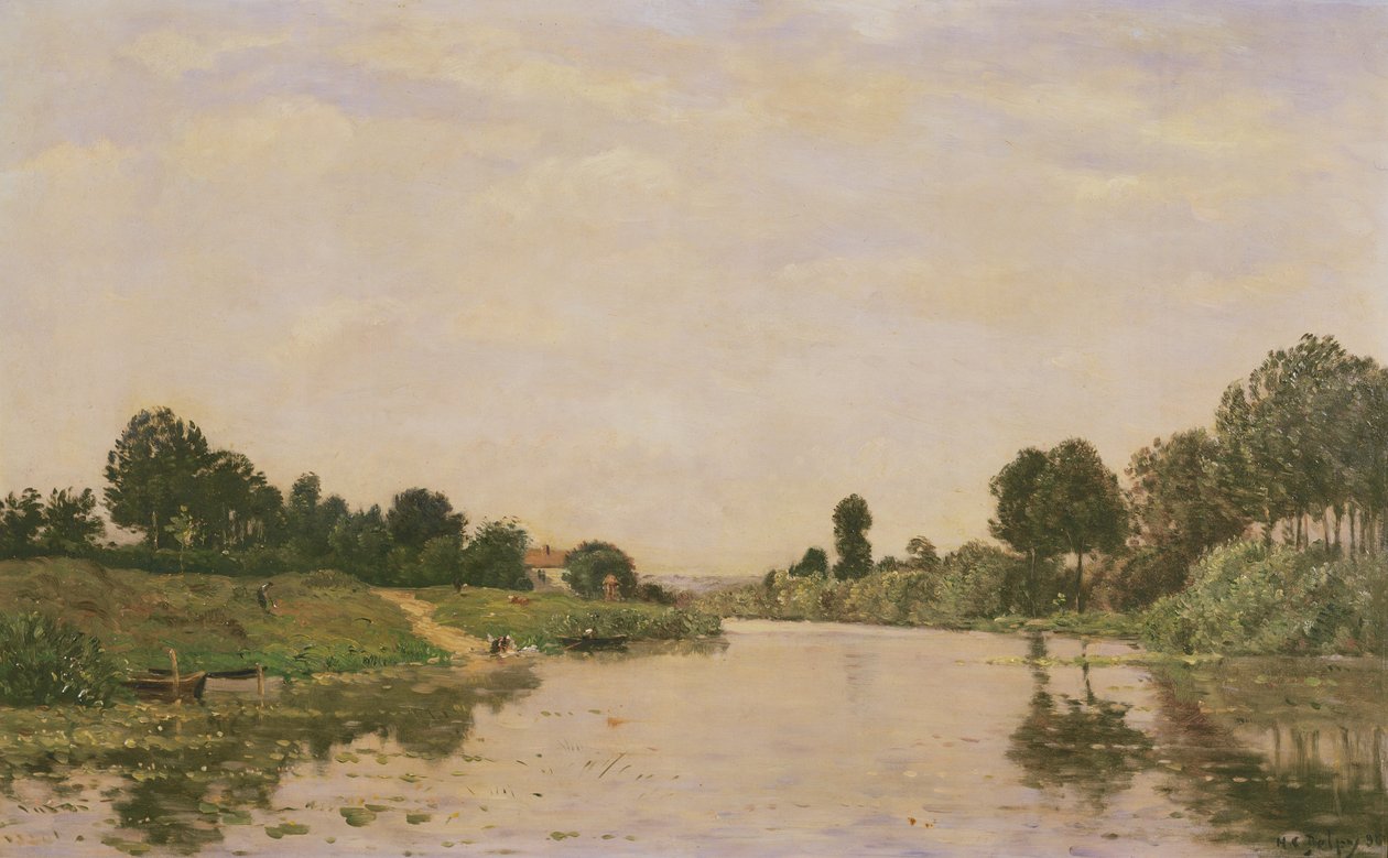 Lato nad rzeką autorstwa Hippolyte Camille Delpy