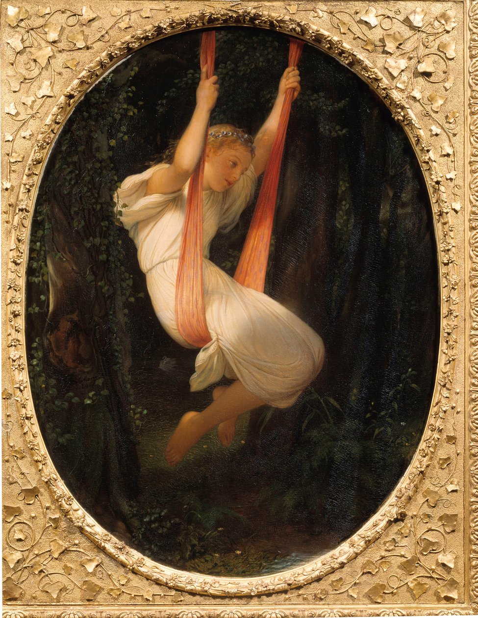 Młoda dziewczyna na huśtawce Obraz Paula Delaroche autorstwa Hippolyte Delaroche