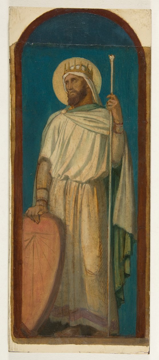 Hiskia, König von Juda autorstwa Hippolyte Flandrin