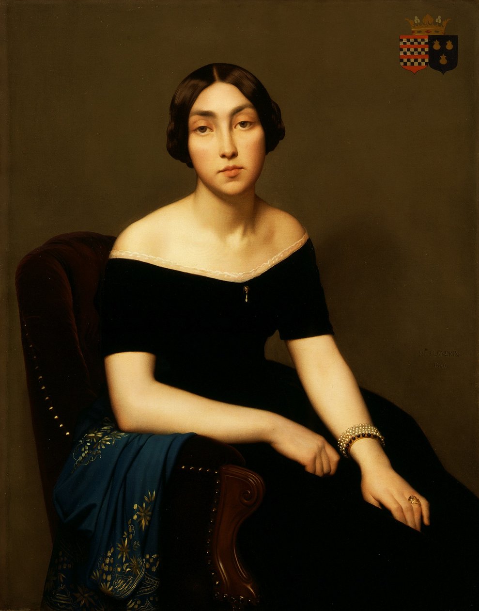 Pani Louis Antoine de Cambourg autorstwa Hippolyte Flandrin