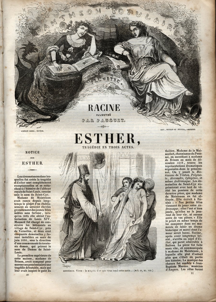Ilustracja do „Estery” Jeana Racine