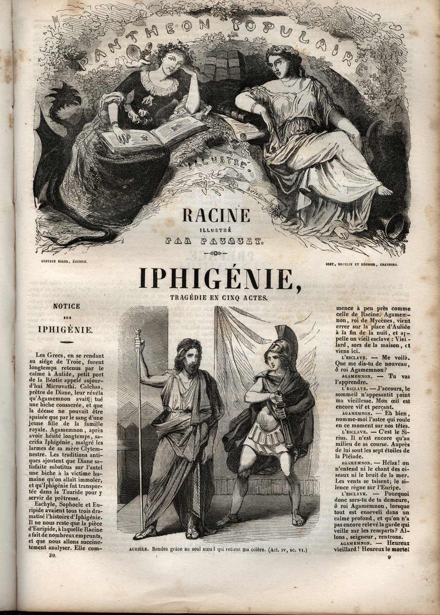 Tragedia Ifigenii Jeana Racine