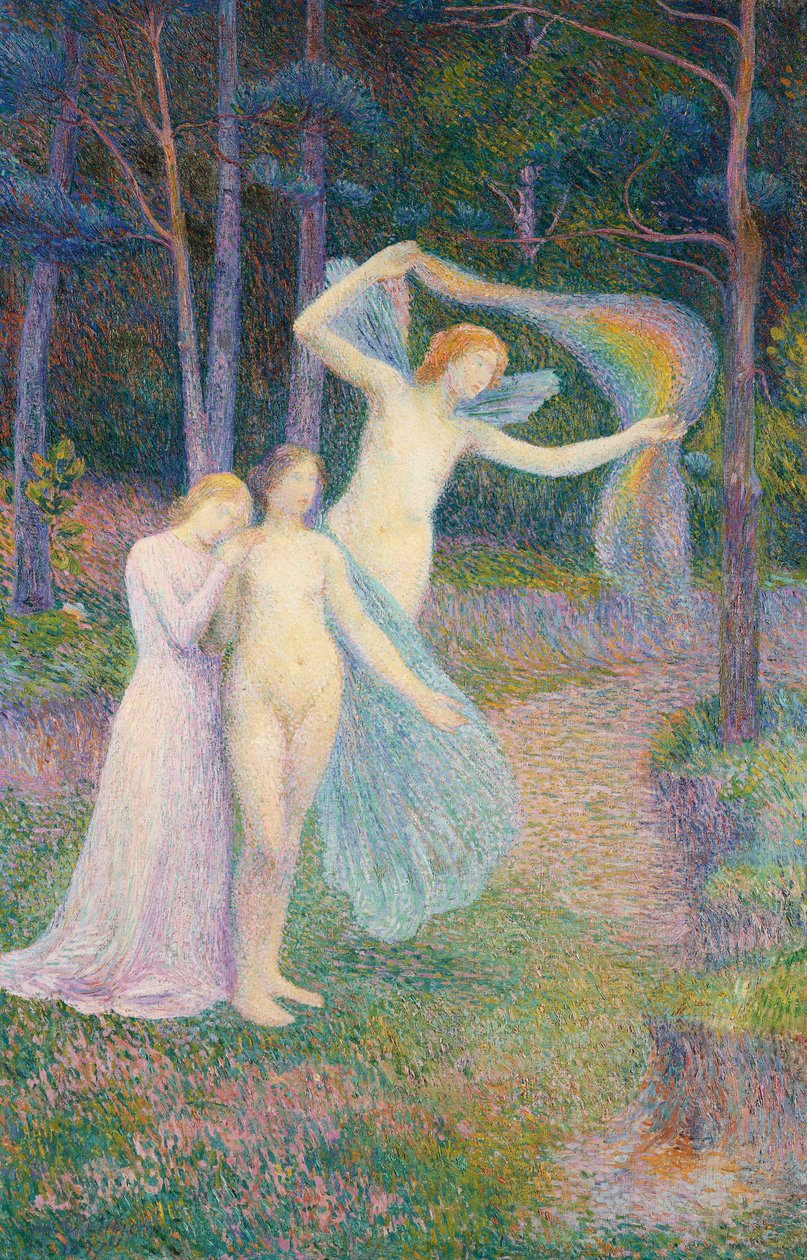 Kobiety wśród drzew, 1897 autorstwa Hippolyte Petitjean