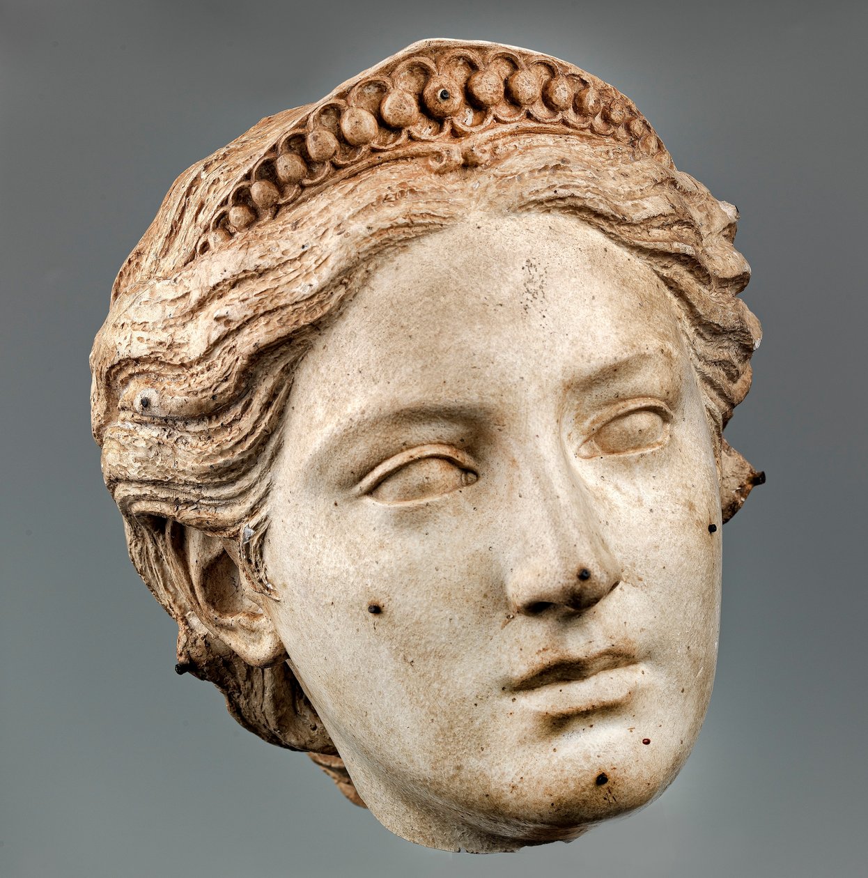 Ginevra (fragment) autorstwa Hiram Powers