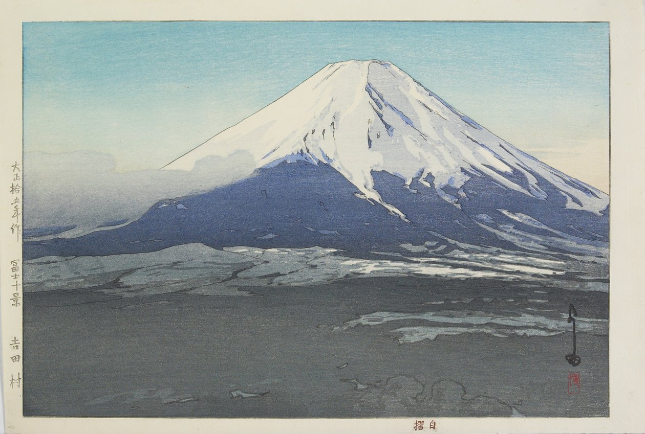 Wioska Yoshida autorstwa Hiroshi Yoshida