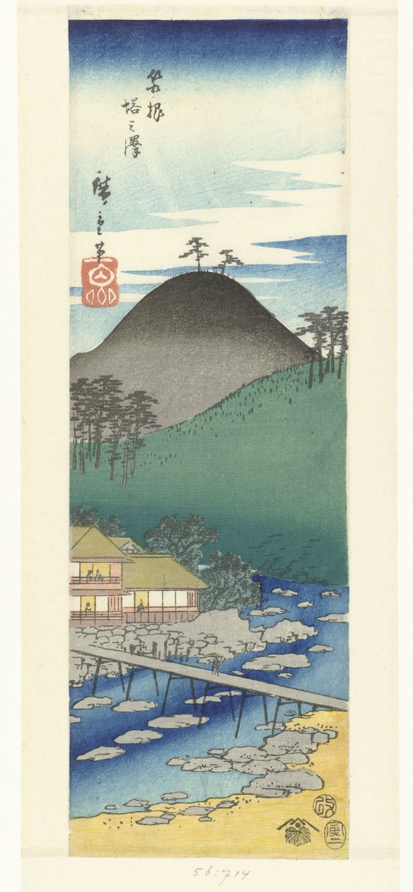 Tonosawa w Hakone Hakone Tonosawa autorstwa Hiroshige (I) , Utagawa