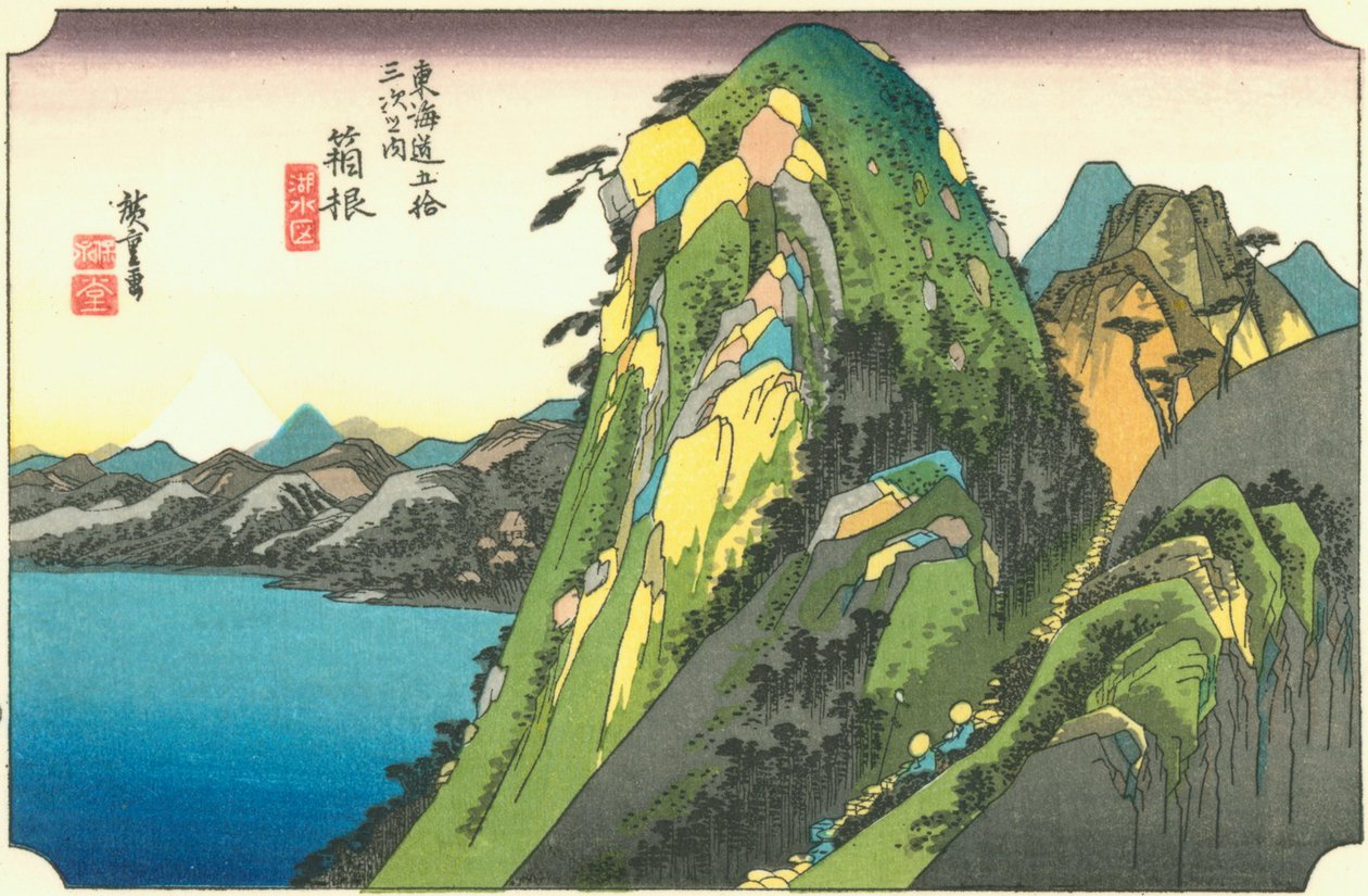 Hakone autorstwa Hiroshige