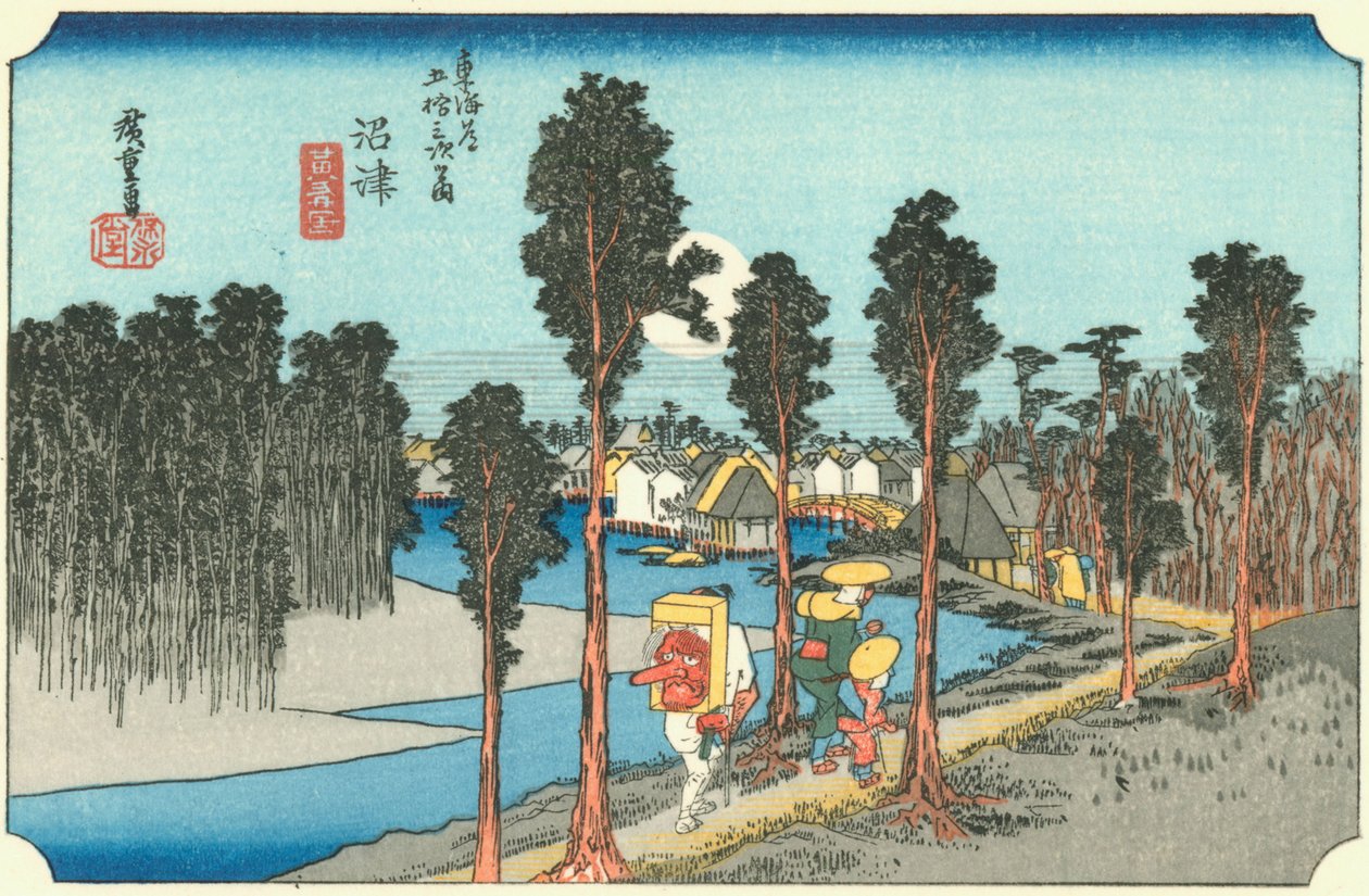 Numazu autorstwa Hiroshige